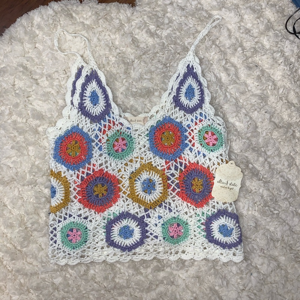 Altar’d State Crochet Top